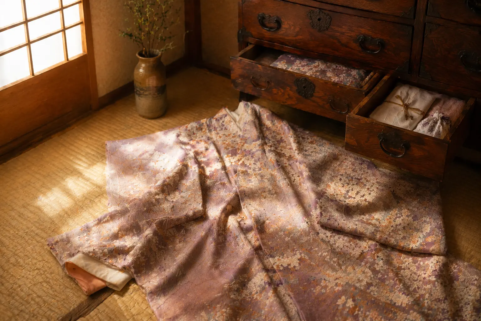 タンスに眠る着物
